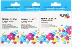 FLWR Brother LC-223 Bundel kleur (Huismerk (compatible))