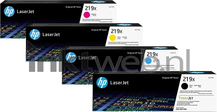 HP 219X Bundel zwart en kleur
