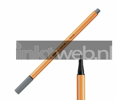 Stabilo point 88 fineliner donker grijs Product only