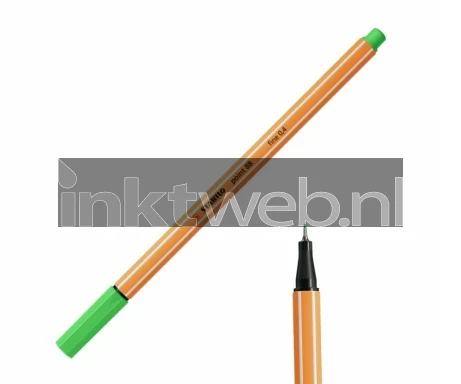 Stabilo point 88 fineliner licht groen Product only