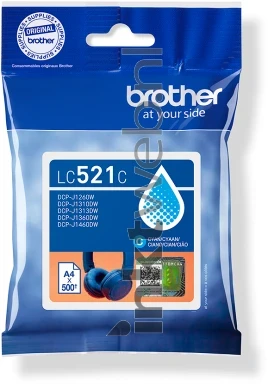 Brother LC-521C cyaan