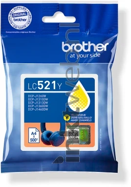 Brother LC-521Y geel