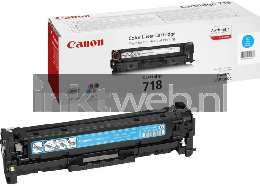 Canon 718 cyaan
