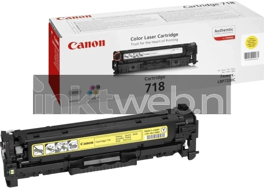Canon 718 geel