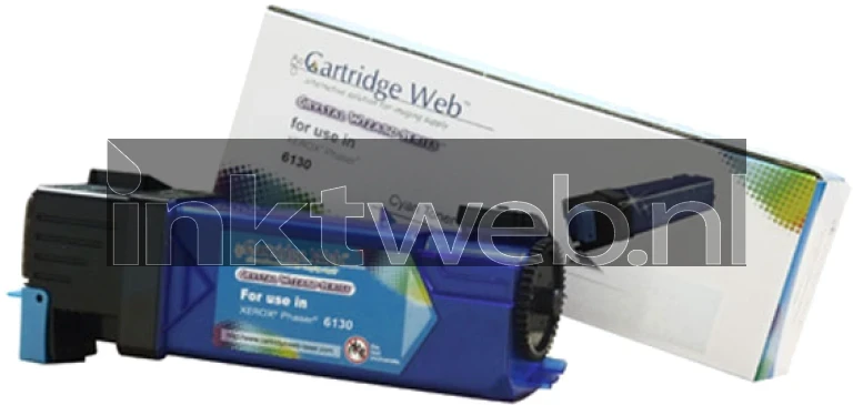 Xerox Phaser 6130 toner cyaan Combined box and product