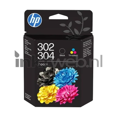 HP 302/304 zwart en kleur