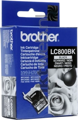 Brother LC-800BK zwart blue box high-res transparant Front box