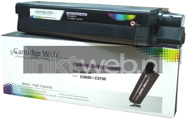 Oki C5650 zwart Combined box and product
