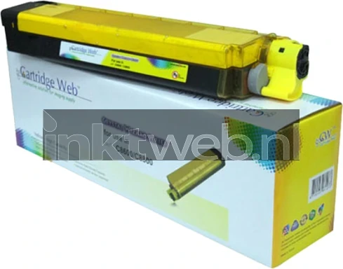 Oki C8800 geel Combined box and product