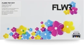 FLWR Brother TN-135Y geel (Huismerk (remanufactured))
