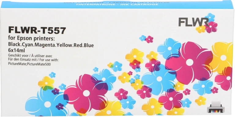 FLWR Epson T557 picturepack zwart en kleur
