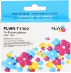 Huismerk Epson T1302 cyaan Front box