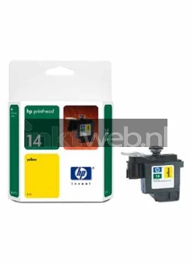 HP 14 Yellow Printkop Combined box and product