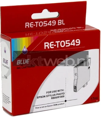 Epson T0549 blauw voorkant doosje Front box