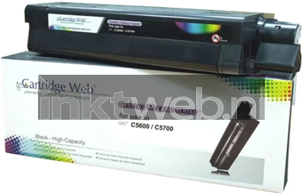Oki C5600 zwart Combined box and product