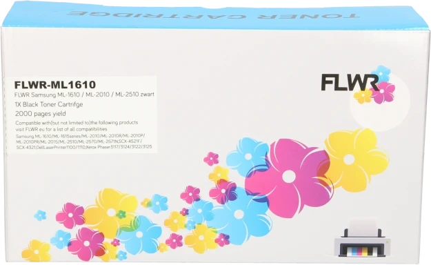FLWR Samsung ML-1610 / ML-2010 / ML-2510 zwart Front box