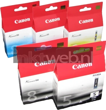 Canon CLI-8 Multipack zwart en kleur