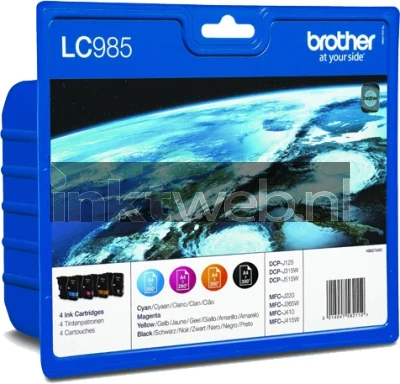 Brother LC-985 Multipack zwart en kleur