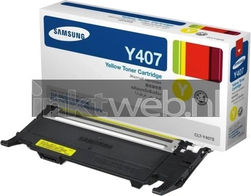 Samsung CLT-Y4072S Combined box and product