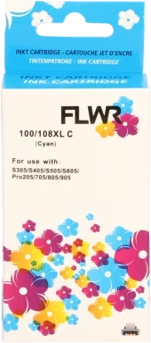 FLWR Lexmark 100XL cyaan