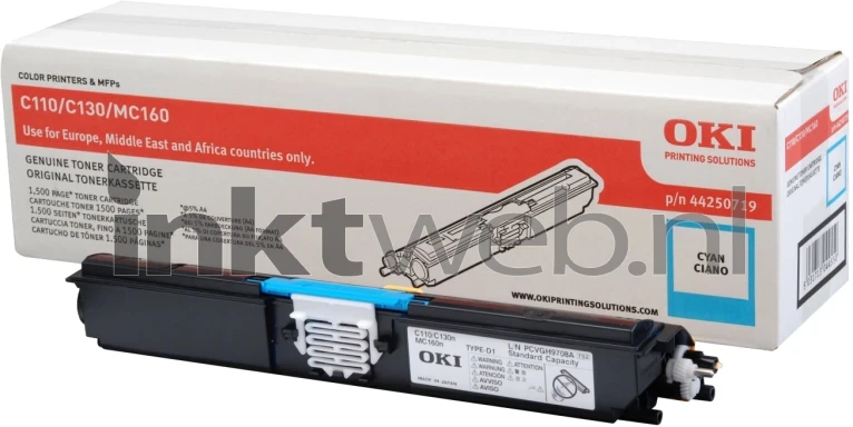 C110, C130 Combined box and product