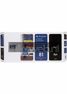 HP 81 Black Printkop Front box