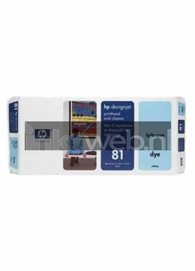 HP 81 Cyaan Light Printkop Front box