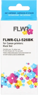 FLWR Canon CLI-526BK zwart