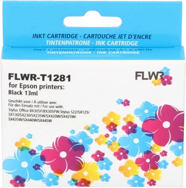 FLWR Epson T1281 zwart