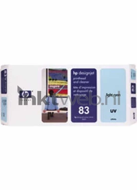 HP 83 Light Cyaan Printkop Front box