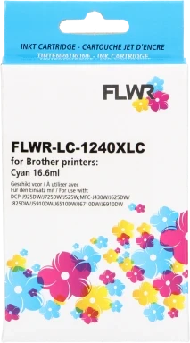 FLWR Brother LC-1240XL cyaan