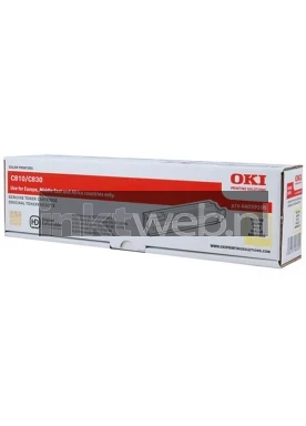 Oki MC851/MC861 geel Front box