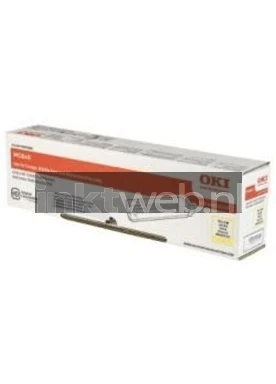 Oki MC861 geel Front box