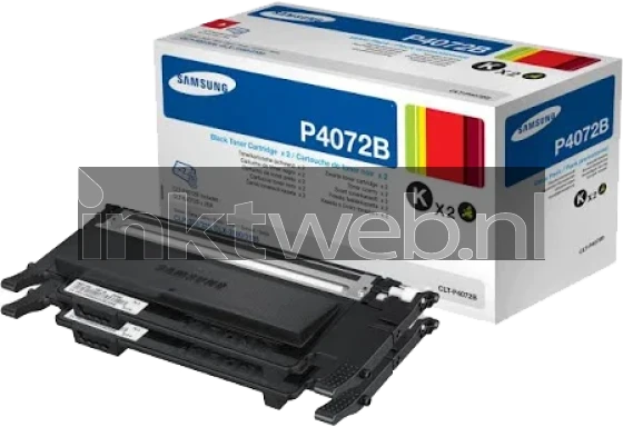 Samsung CLT-P4072B twin pack (Opruiming 2 x 1-pack los) zwart