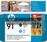 HP 91 Black Mat-Cyaan Printkop Front box