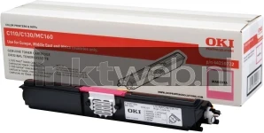 Oki C110/C130/MC160 HC Toner magenta (Origineel Hoge Capaciteit)