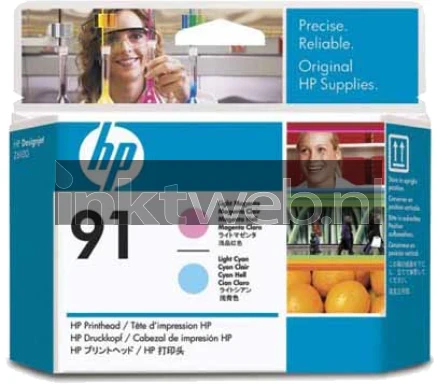 HP 91 Light Cyaan-Light Magenta Front box