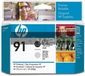 HP 91 printkop foto zwart en licht grijs (Origineel)