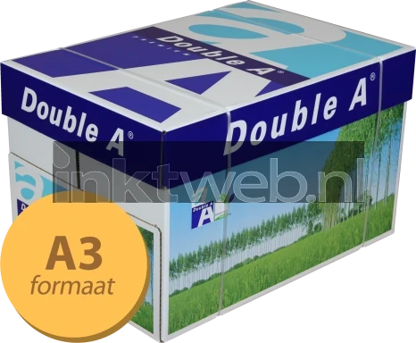 papier A3 80 grams wit high-res transparant w button Front box
