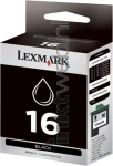 Lexmark 16 zwart voorkant doosje Front box
