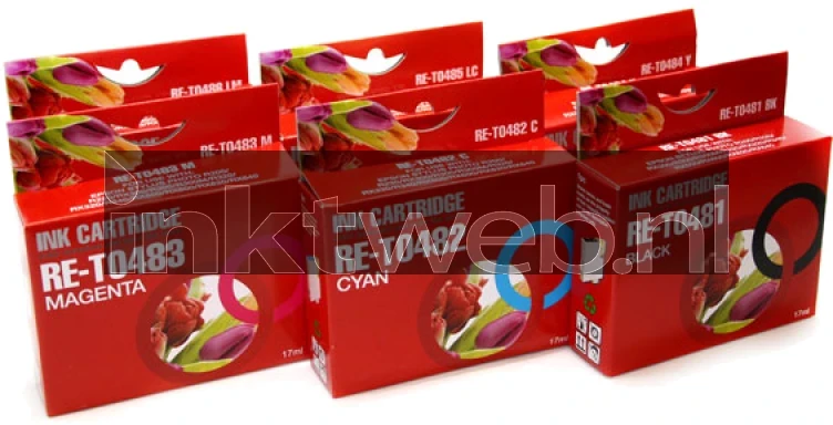 Huismerk Epson T0487 multipack zwart en kleur
