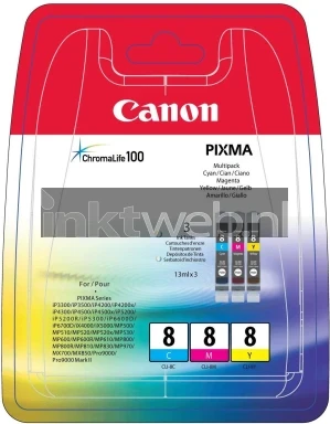 Canon CLI-8 Color pack kleur