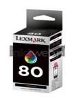 Lexmark 80 kleur voorkant doosje Front box