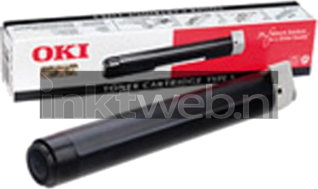 Oki 01074705 Toner Zwart Combined box and product