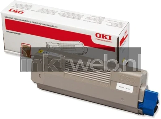 Oki C610 geel Front box