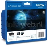 Brother LC-1280XLBK twinpack zwart (Origineel XXL)