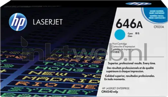 HP 646A cyaan