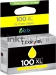 Lexmark 100XL geel (Origineel Recycled)