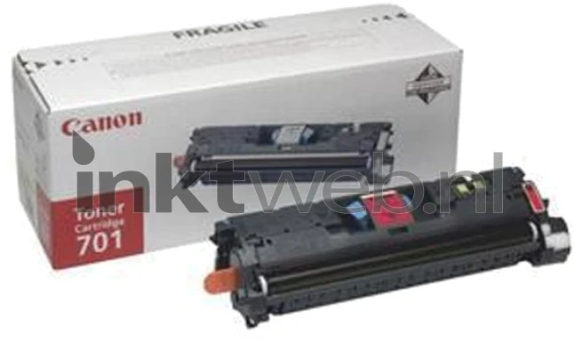 Canon CRT 701 magenta Combined box and product