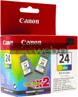 Canon BCI-24C twinpack kleur